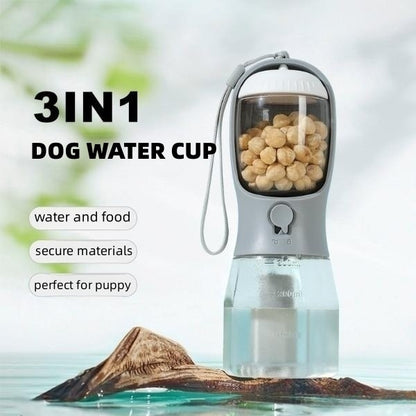 3-in-1 Portable Dog Water Cup